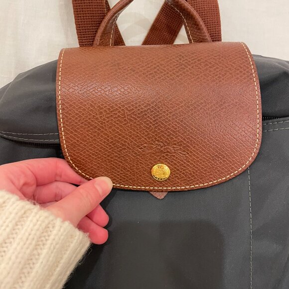 Longchamp Le Pliage Original Backpack in Navy - Picture 4 of 6